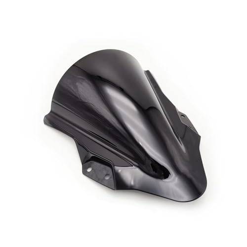 Motorrad Windschutzscheibe Für Nijia400 EX 400R 2018-2023 Motorrad Windschutzscheibe(Schwarz) von SCARXUSV