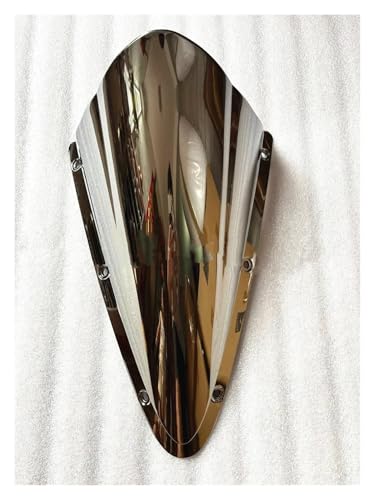 Motorrad Windschutzscheibe Für YZF R125 R 125 2008-2018 Motorrad Windschutzscheibe(SILBER) von SCARXUSV