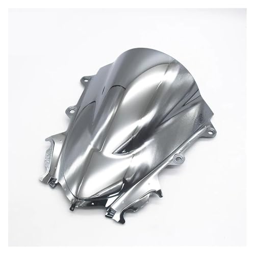 Motorrad Windschutzscheibe Für YZF R125 R15 V3.0 R15M 2017-2021 Motorrad Windschutzscheibe(SILBER) von SCARXUSV