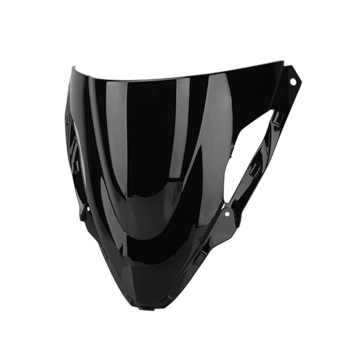 Motorrad Windschutzscheibe Für ZX 6R ZX-6R ZX6R 2024 Motorrad Windschutzscheibe(Schwarz) von SCARXUSV