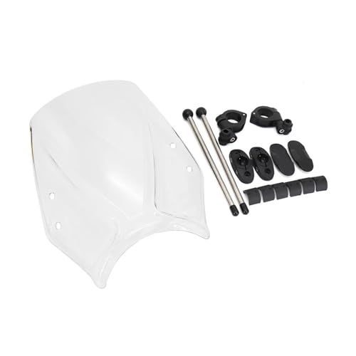 Motorrad Windschutzscheibe Sport Windschotter Schild Für XSR700 XSR900 XSR 700 900 2016 Motorrad Windschutzscheibe(TRANSPARENT) von SCARXUSV