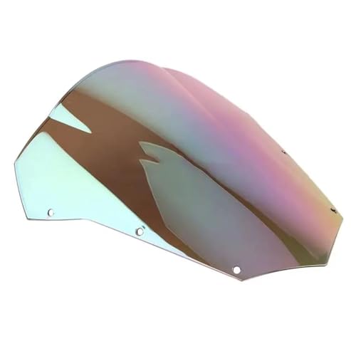 Windschutzscheibe Double Bubble Windschotter Bildschirm Für Fazer FZ6 FZ-6 FZS600 FZS 600 S2 FZ 6 2003-2008 Motorrad Windschutzscheibe(Klares Iruidium) von SCARXUSV