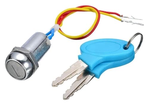 Motorrad Zündschalter Für ATV Go Kart Roller 2 Draht Schlüssel Zündschloss Sperren Motorrad Fahrzeug Draht 2 Schlüssel 1 Set Motorrad Zündschalter Für ATV Go Kart Roller 2 Draht Schlüssel Zündschloss Sperren Motorrad Fahrzeug Draht 2 Schlüssel 1 Set von SCBSTKBGGW