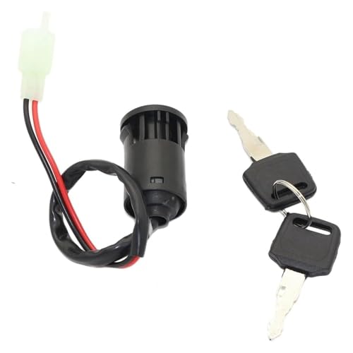 Motorrad Zündschalter Für ATV Go Kart Roller Motorrad Universal 2 Drähte Zündschlüssel Startschalter Sperrschlüssel 1 Set Motorrad Zündschalter Für ATV Go Kart Roller Motorrad Universal 2 Drähte Zündschlüssel Startschalter Sperrschlüssel 1 Set von SCBSTKBGGW