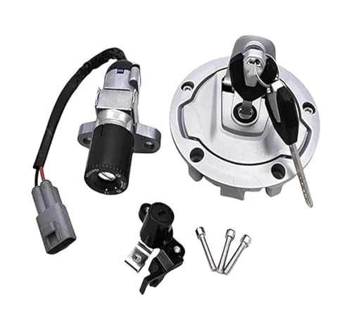 Motorrad Zündschalter Für C&FMOTO 450SR Für CF450SR 2022 2023 Motorrad Zündschalter Kraftstofftankdeckelschloss Schlüsselsatz Starterschloss(1 Set) von SCBSTKBGGW