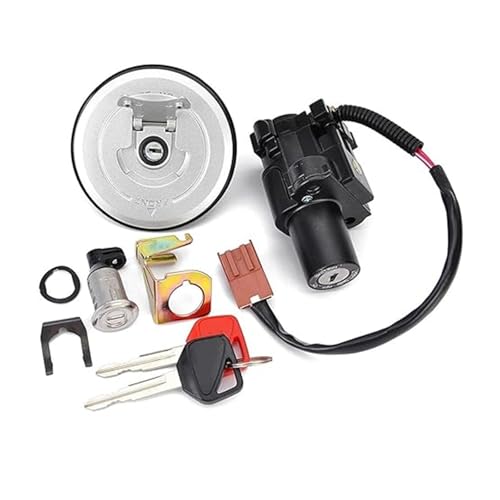 Motorrad Zündschalter Für CB500 CB500F CB500X Für CBR500R 2013-2015 Kraftstoff Gas Kappe Zündung Schalter Sitz Schloss Mit Schlüssel Kit Motorrad Zündschalter Für CB500 CB500F CB500X Für CBR500R 2013-2015 Kraftstoff Gas Kappe Zündung Schalter Sitz Schloss Mit Schlüssel Kit von SCBSTKBGGW