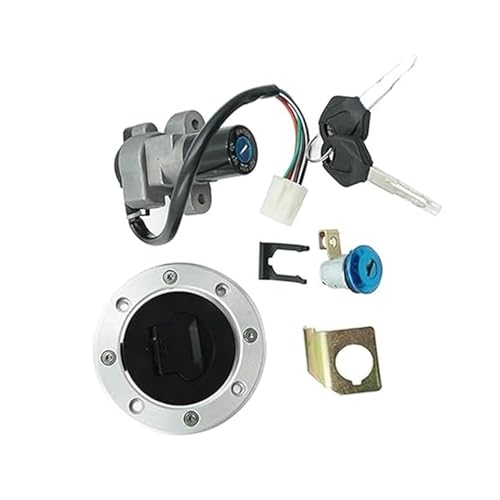 Motorrad Zündschalter Für Suz&uki Für GSXR750 1996-2000 Für SV650 1999-2002 Motorrad Zündschalterbaugruppe Tankdeckelschloss Tankdeckel von SCBSTKBGGW