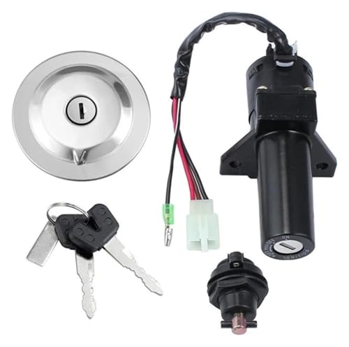 Motorrad Zündschalter Für YBR125 Für YBR 125 4 Draht Motorrad Kraftstoff Gas Key Lock Kit Zündung Schalter Kappe Set Starten Motorrad Zündschalter Für YBR125 Für YBR 125 4 Draht Motorrad Kraftstoff Gas Key Lock Kit Zündung Schalter Kappe Set Starten von SCBSTKBGGW