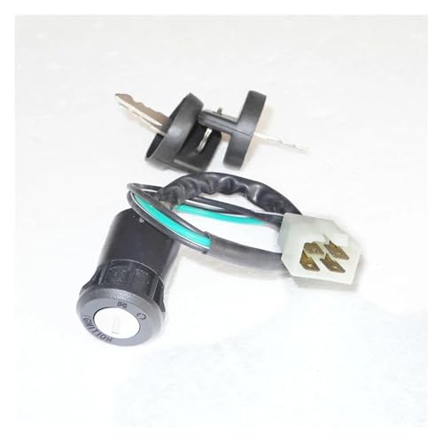 Motorrad Zündschalter Zündschalter Universal Motorrad Wasserdicht Elektrische Türschloss Elektrostart Atv Schlüssel(PlugB) von SCBSTKBGGW