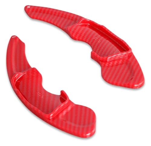 Stücke Lenkrad Schaltwippen Für Le&xus Für Ist Nx Rc Fsport IS200t IS250 IS300 IS350 IS300h Auto Lenkrad Paddle Shift Verlängerung Getriebe Shifter(Carbon Red) von SCBSTKBGGW