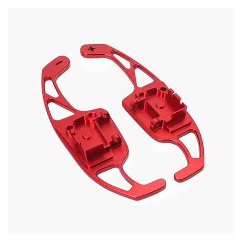 Stücke Lenkrad Schaltwippen Für Vw Für Passat B6 B7 Für CC 2011-2015 Auto Lenkrad Paddle Verlängerung Shift Shifter Getriebe(Red) von SCBSTKBGGW