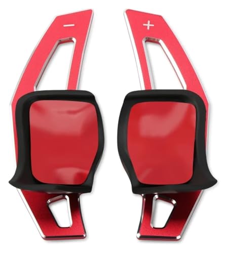 Stücke Lenkrad Schaltwippen Für Vw Für Passat B6 B7 Für CC 2011-2015 Lenkradschaltpadl Paddle Extension Extenr(Red) von SCBSTKBGGW