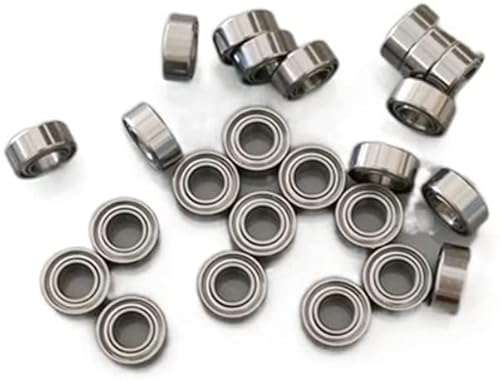 10 Stück SMR104ZZ CB Luftlager 4 x 10 x 4 mm ABEC-7 Edelstahl-Hybrid-Keramik-Kugellager for Meeresangelrollen MR104 von SCDBPZSD