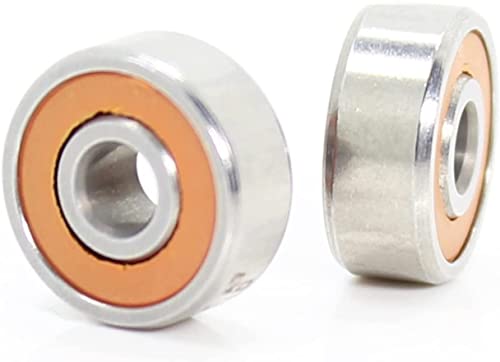 2 Stück Angelrollenlager S623 2RS ​​CB ABEC7 3 x 10 x 4 mm Edelstahl-Hybrid-Keramik-Kugellager S623-2OS CB 623RS von SCDBPZSD