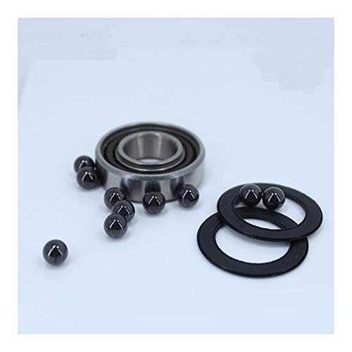 626 627 629 Hybrid-Keramiklager 1PC ABEC-1 Industrie-Motorspindel-Hybride Si3N4-Kugellager 3NC HC(626RS 6x19x6mm) von SCDBPZSD