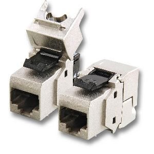 Keystone Jack, Cat.6a, Kat.6a, 500MHz RJ45 Modul, 10GBIT, zum Einbau in Modular Verteilerfelder BZW. Modular Patchfelder von SCE Network