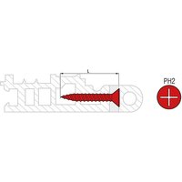 Box 1000 Schrauben PVC PLAST Senkkopf weiß SCELL-IT - 4.2 x 16 mm - PH2 -PVCPW42016 Box 1000 Schrauben PVC PLAST Senkkopf weiß SCELL-IT - 4.2 x 16 mm - PH2 -PVCPW42016 von SCELL-IT