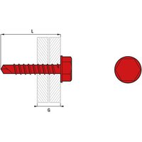 Scell-it - Box 500 Selbstbohrschrauben tht 4.8 x 13 mm - 4 mm Verbindung - THT8-48013 von SCELL-IT