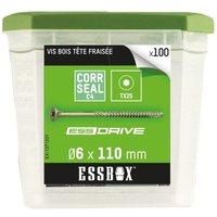 ESSBOX SCELL-IT Holzschraube - Ø6 mm x 110 mm - Packung mit 100 Stück - EX-1371331 ESSBOX SCELL-IT Holzschraube - Ø6 mm x 110 mm - Packung mit 100 Stück - EX-1371331 von SCELL-IT