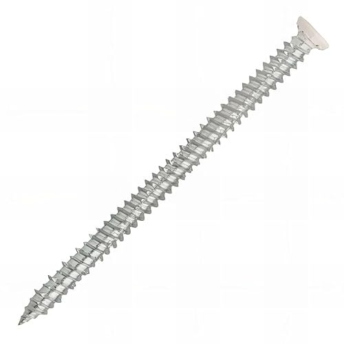 Box 100 Betonschraube mit direkter Befestigung 7,5x132 mm Scell ​​-it - weißer Erdbeerkopf T30 - VFD75132f von Scell-it