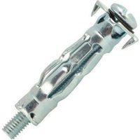 Scell-it - Spyder Gipskartondübel – Verzinkter Stahl – M8x66 – Stärke 18–32 – montierte Schraube – 14,5 mm Bohrung – M8L-MT von SCELL-IT