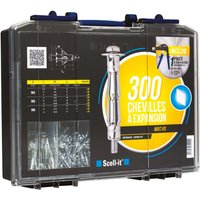 Scell-it - Set 300 scellit Spreizdübel - mit Schrauben + Spreizzange - COF002-SP von SCELL-IT