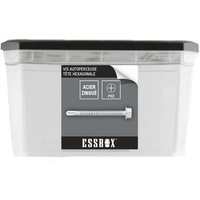 Scell-it - essbox Selbstbohrende Schraube - weiß verzinkt - Sechskantkopf - Ø6,3 mm x 32 mm - Packung mit 200 Stück - EX-94704163032 von SCELL-IT
