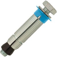 Schachtel mit 25 Dübeln mit Schrauben für Mehrmaterialien, schwere Belastung, verzinkter Stahl, XMAXBOLT M8x75mm von SCELL-IT