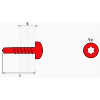 Ac tcx 3,5x16 scellit selbstbohrende Schrauben – Box mit 500 Stück – TCX35016 von SCELL-IT