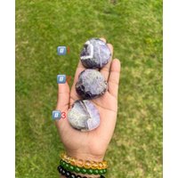 Chevron Amethyst Herz | Kristall Edelstein von SCFOrganicFarms