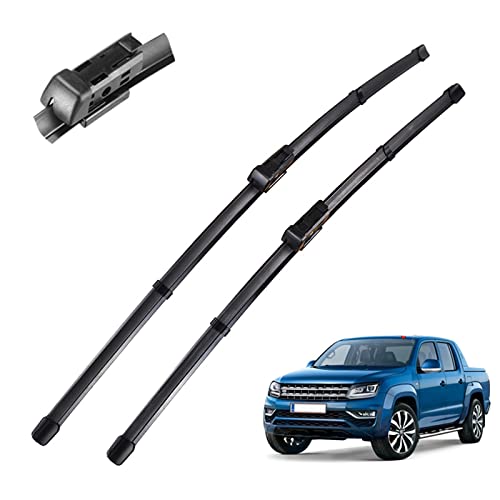 SCHAAN Scheibenwischer Teile LHD Frontwischerblätter Für VW Für Amarok 2013-2015 2016 2017 2018 2019 2020 2021 Windschutzscheibe Windschutzscheibe Frontscheibe 24 '' + 24 '' von SCHAAN