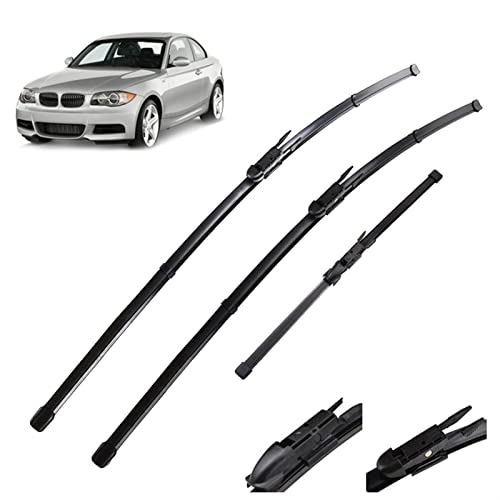 Scheibenwischer Teile Scheibenwischer Vorne Und Hinten Wischerblätter Set Für BMW 1er E81 E87 116i 116d 118i 118d 120i 120d 123d 130i 2004–2010 20"20" 12" von SCHAAN