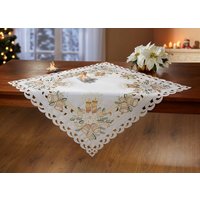 Hochwertig bestickte Tisch- und Raumdekoration aus dem Hause Schäfer von SCHÄFER