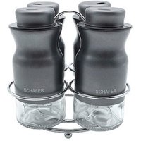 SCHÄFER Gewürzgläserset grau von SCHÄFER