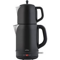 SCHÄFER Wasser -/u.Teekocher 74265 mattschwarz Kunststoff Edelstahl B/H/T: ca. 19x38x19 cm ca. 1,7 l von SCHÄFER