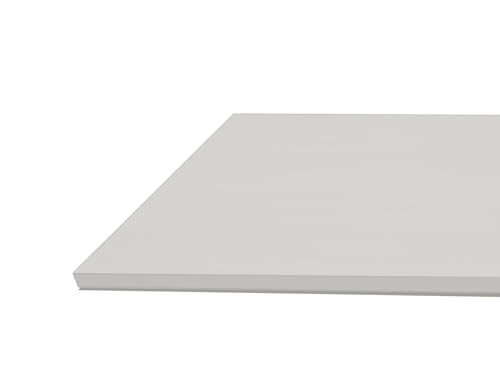 SCHAFF Tischplatte | Eiche oder Platinweiß | 120/140 / 160 / 180x80 cm (Hellgrau, 120x80 cm) von SCHAFF