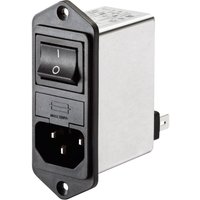 Fn 284-1-06 fn 284-1-06 Netzfilter mit Schalter, mit Kaltgerätebuchse 250 v/ac 1 a 7.5 mH - Schaffner von SCHAFFNER