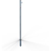 Schake Absperrpfosten aus Stahlrohr verzinkt Ø42x2,5mm mit Kunststoffkappe 900mm Überflur zum Einschlagen mit 1 Öse Schake Absperrpfosten aus Stahlrohr verzinkt Ø42x2,5mm mit Kunststoffkappe 900mm Überflur zum Einschlagen mit 1 Öse von SCHAKE