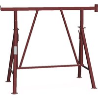 Schake Faltgerüstbock Compakt S 1200, braun lackiert 1,00-1,75m hoch von SCHAKE