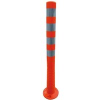 Schake Flexipfosten Ø80mm in rot mit weiß reflektierenden Streifen und Dübelbefestigung aus PUR 1000mm hoch Schake Flexipfosten Ø80mm in rot mit weiß reflektierenden Streifen und Dübelbefestigung aus PUR 1000mm hoch von SCHAKE