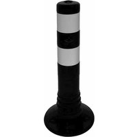 Schake Flexipfosten Ø80mm in schwarz mit weiß reflektierenden Streifen und Dübelbefestigung aus PUR 450mm hoch Schake Flexipfosten Ø80mm in schwarz mit weiß reflektierenden Streifen und Dübelbefestigung aus PUR 450mm hoch von SCHAKE