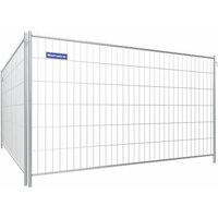 Schake Mobilzaun Light Element mit Haken und Ösen 3,5x2m, 2,5/3,0mm Drahtstärke von SCHAKE