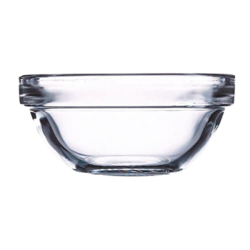 SCHALE 7.5CM GL.EMPILABLE 64269 Luminarc 9201154 – ensala, Verschiedene Glasbehälter, Glas, durchsichtig, 8 cm von Luminarc