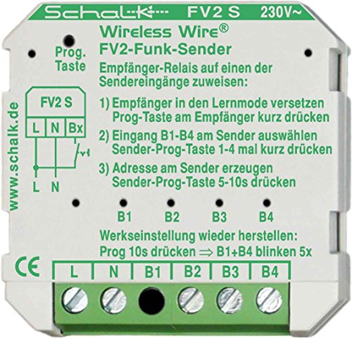 4 Eingängen, 230V AC (UP) SCHALK FV2 S von Schalk
