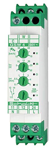 SCHALK Grenzwertschalter für Wind 230V AC GSW 4, Grün, Kunststoff, Windkraft-Grenzwertschalter, Sensor von Schalk
