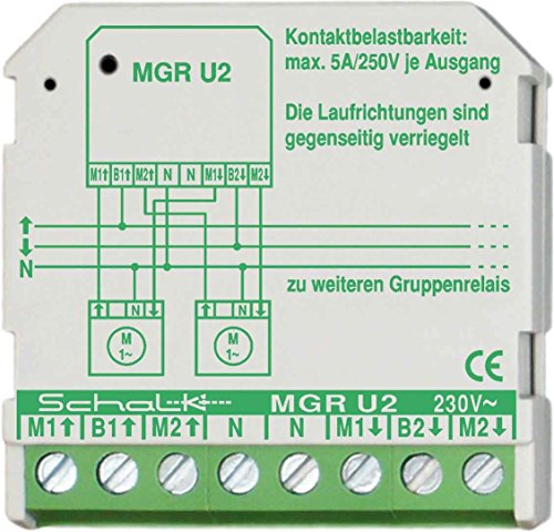 Motorgruppenrelais 230V AC 2 Inverter 5A SCHALK MGR U2 Motorgruppenrelais 230V AC 2 Inverter 5A SCHALK MGR U2 von Schalk