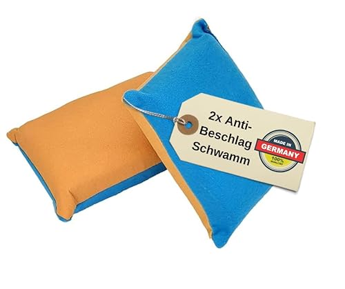 SCHAUMEX® 2er Set Premium Antibeschlag Schwamm - klare Sicht für Autoscheiben innen - 2 in 1 Wirksamkeit - Anti Kondensation - Made in Germany SCHAUMEX® 2er Set Premium Antibeschlag Schwamm - klare Sicht für Autoscheiben innen - 2 in 1 Wirksamkeit - Anti Kondensation - Made in Germany von SCHAUMEX