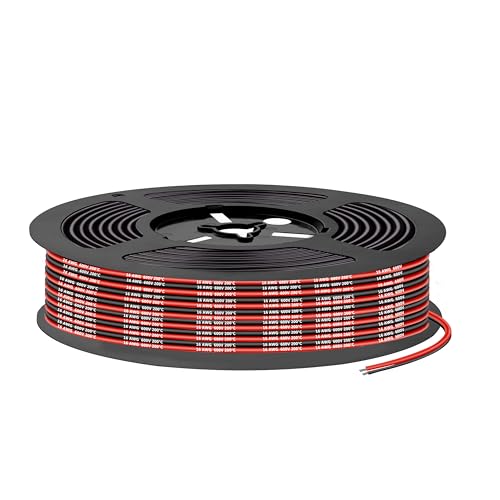 Silikonkabel,Silikon Elektronik Kabel-SCHDRA 1,3 mm² 16AWG Super flexibles Elektrokabe10m (5m Schwarz & 5m Rot) geeignet für Fernsteuerungsmodelle, Lampen, Haushaltsgeräte und mehr von SCHDRA