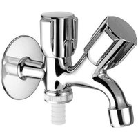 Comfort Kombi-Auslaufventil 035620699 g 1/2 ag, verchromt, Comfort-Griff, Fettkammeroberteil - Schell von SCHELL