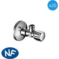 Schell Comfort 20er-Set Eckventile mit Regulierfunktion, Durchflussklasse A (052120699-PRO20) von SCHELL